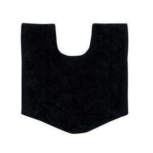 Home Weavers Waterford Black Contour 20" x 20" Bath Rug